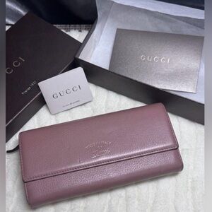 Gucci Floral/Leather Wallet AS IS